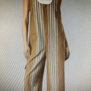 PILCRO FRONT-ZIP UTILITY OVERALLS_ New with Tags $188-Small